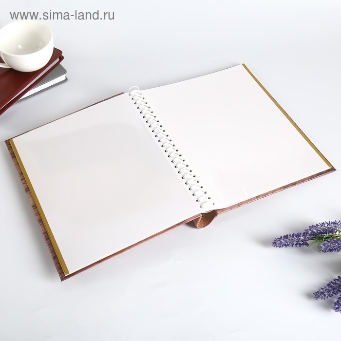 Фотоальбом 10 магнитных листов "Сердечки" 23X28см