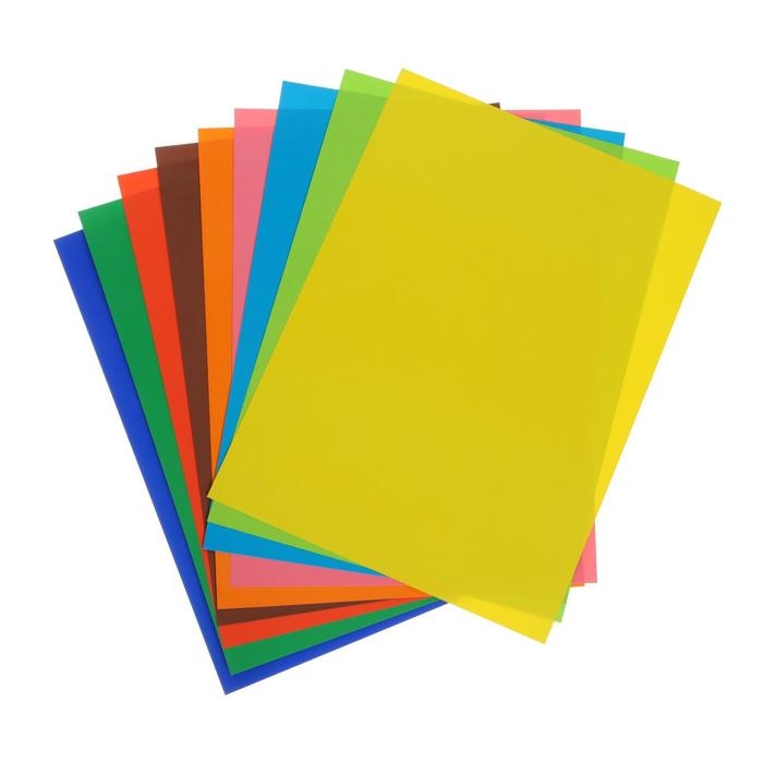 Картон цветной двусторонний А3, 10 листов, 10 цветов "№28", блок 190 г/м&sup2;