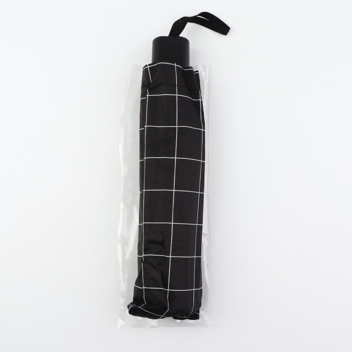 Зонт механический «Крупная клетка», эпонж, 4 сложения, 10 спиц, R = 53/61 см, D = 122 см, цвет МИКС Зонт механический «Крупная клетка», эпонж, 4 сложения, 10 спиц, R = 53/61 см, D = 122 см, цвет МИКС