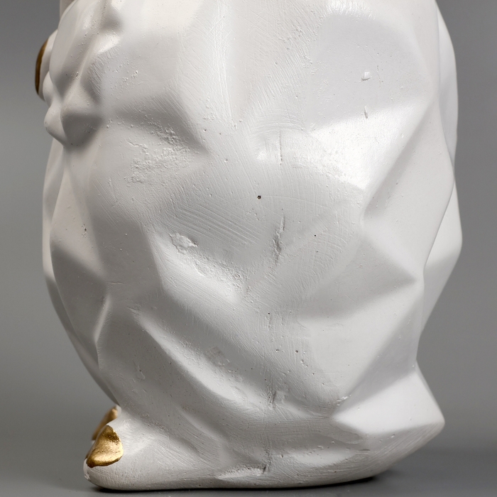 Копилка Копилка "Сова оригами" белая, 11х9,5х13,5см