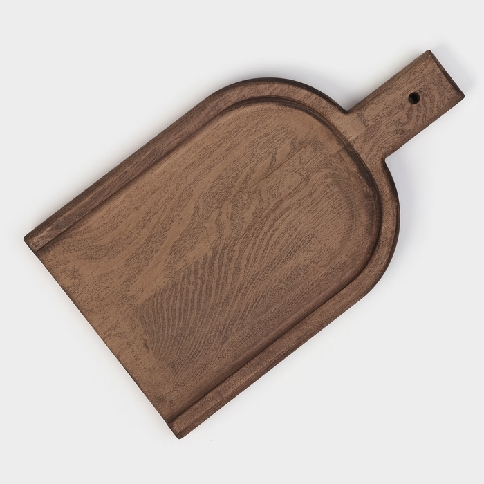 Доска разделочная для подачи Wild Kitchen, 32×19×2.5 см, граб темный