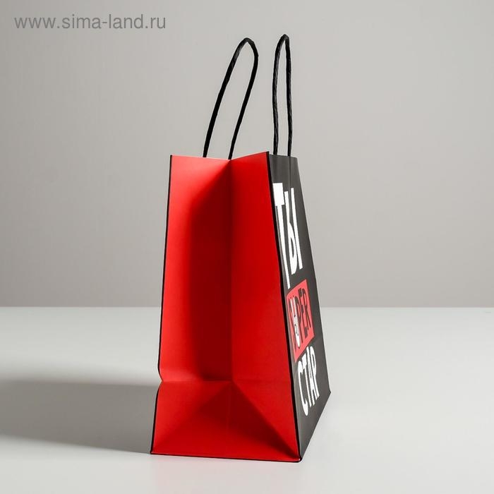 Пакет подарочный, упаковка, «Супер стар», 22 х 22 х 11 см Пакет подарочный, упаковка, «Супер стар», 22 х 22 х 11 см