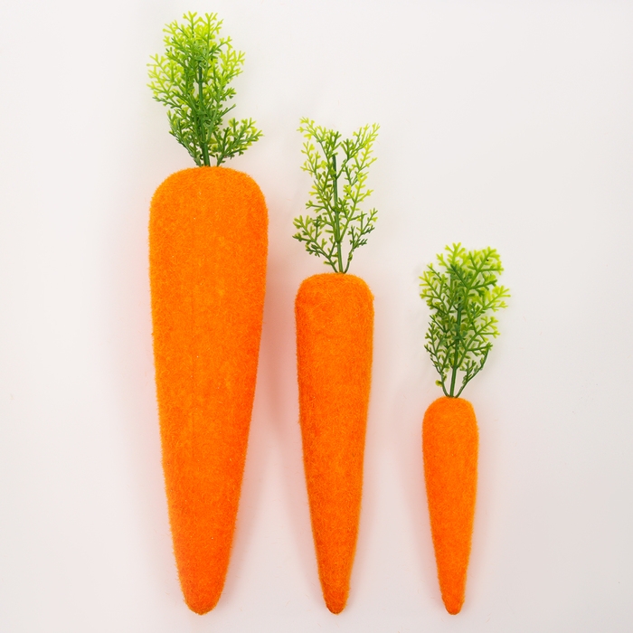 Декор «Морковки» набор 3 шт., 5 × 14 × 28 см Декор «Морковки» набор 3 шт., 5 × 14 × 28 см