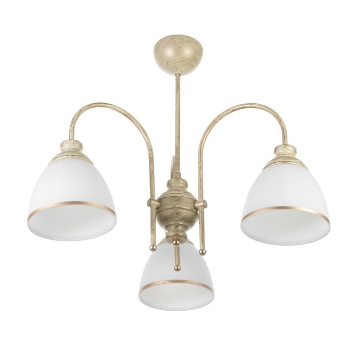 Люстра Люстра "Дэфия" 3хЕ27 40Вт золото 57х57х40 см BayerLux