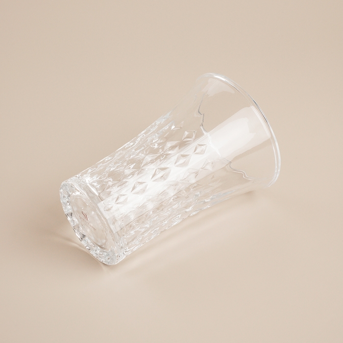 Набор стаканов стеклянный SL Home &laquo;Винтаж&raquo;, 260 мл, 7,6&times;12,8 см, цвет прозрачный