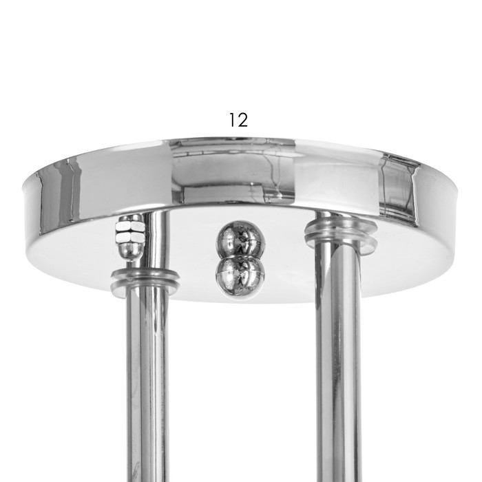 Люстра потолочная Дебра 2х40Вт Е27 Хром 46x19x22 см Люстра потолочная Дебра 2х40Вт Е27 Хром 46x19x22 см