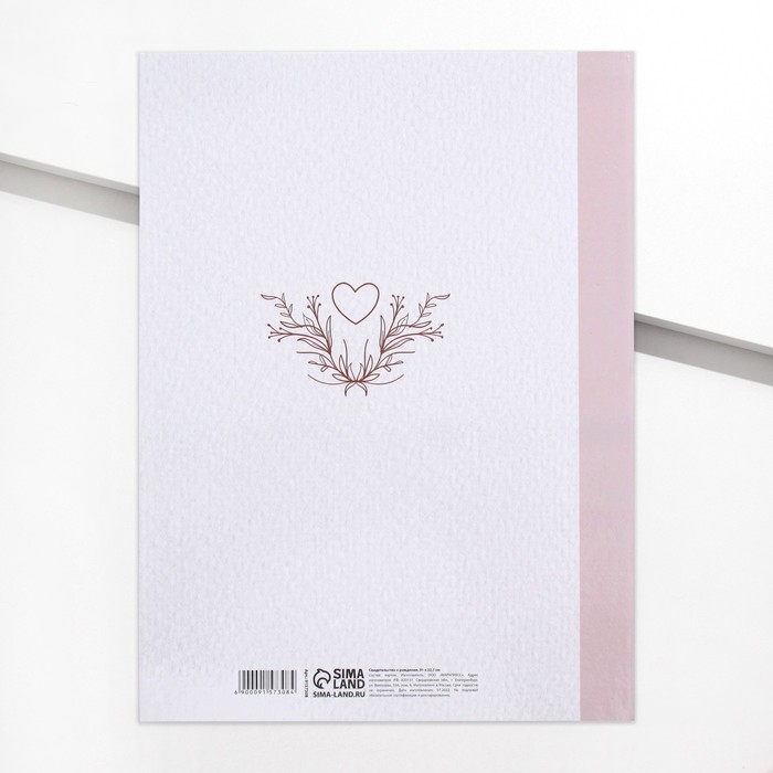 Папка для свидетельства о рождении «Baby», А4 Папка для свидетельства о рождении «Baby», А4