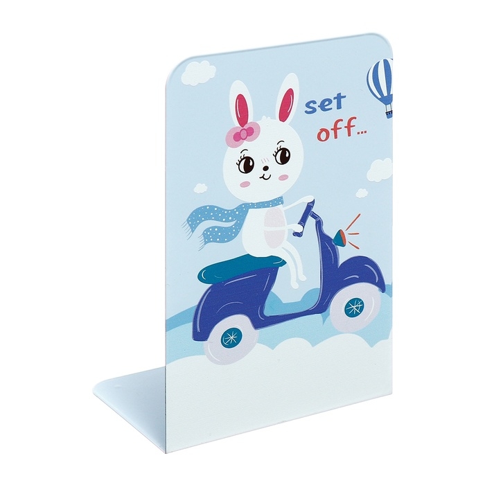 Подставки для книг Подставки для книг "Зверушки", 2 штуки, голубые