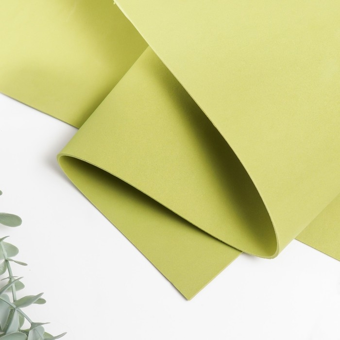 Фоамиран иранский 2 мм (оливковый/173) 60х70 см Фоамиран иранский 2 мм (оливковый/173) 60х70 см