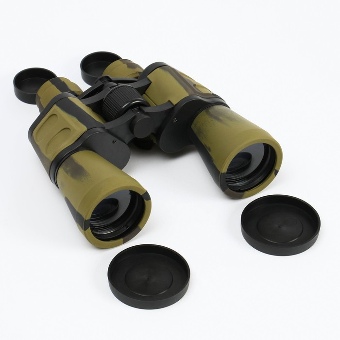 Бинокль 10х50,  Бинокль 10х50, "Снайпер", цвет хаки, линзы зелёные