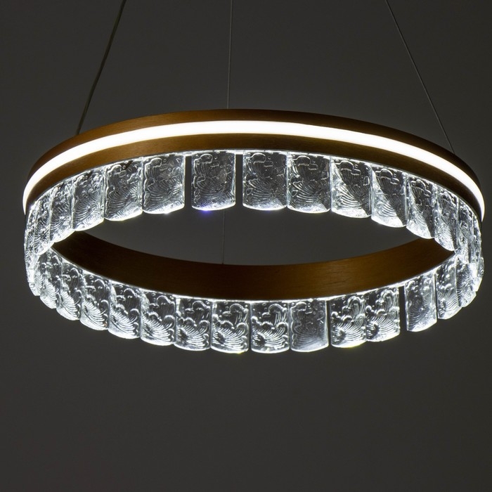 Светильник Светильник "Джес" LED 100Вт золото 39х39х9 см BayerLux