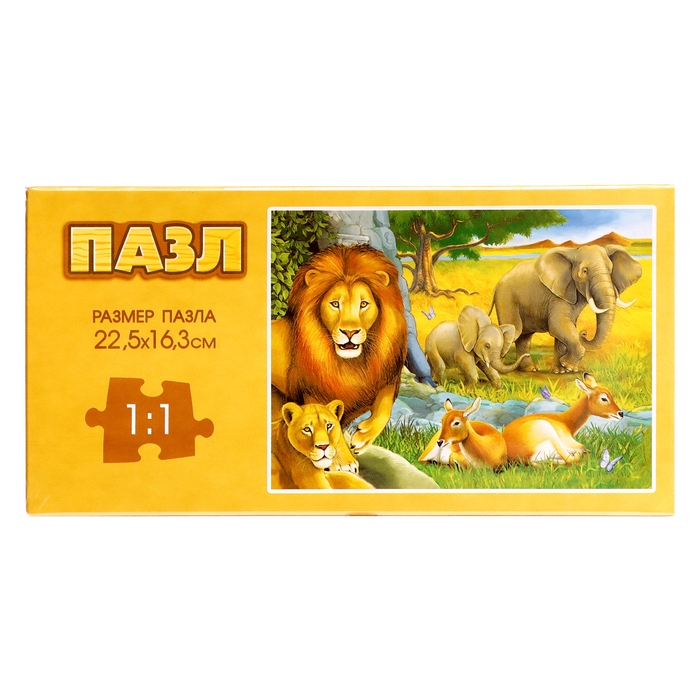 Пазл «Обитатели саванны», 80 деталей Пазл «Обитатели саванны», 80 деталей