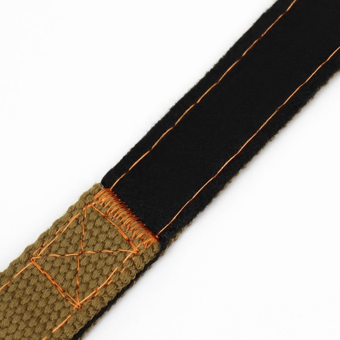 Ошейник брезентовый с подкладом, 52 х 2 см, песочный Ошейник брезентовый с подкладом, 52 х 2 см, песочный