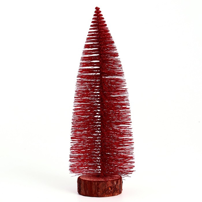 Новогодний декор «Ёлка в красном цвете с блестками» 8 × 8 × 30 см Новогодний декор «Ёлка в красном цвете с блестками» 8 × 8 × 30 см