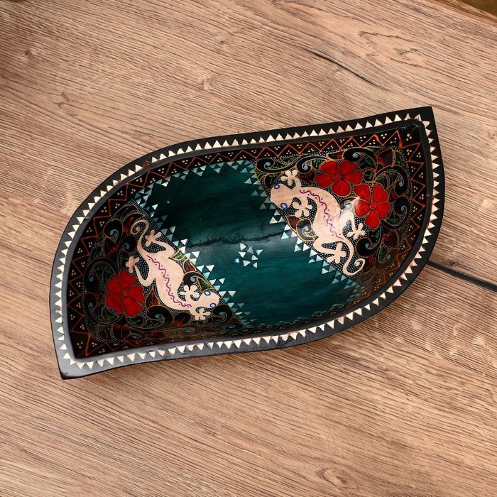 Блюдо Блюдо "Ломбок стайл" дерево 33х17х7 см