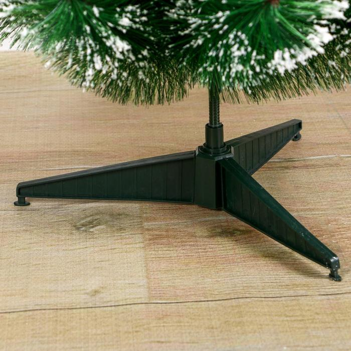 Кедр Кедр "Иней" пласт подставка, 60 см d иголок 10 см веток 35 веток