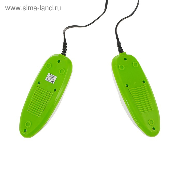 Сушилка для обуви Sakura SA-8153WGR, 60-75°С, арома-пластик, антибакт., зелено-белый Сушилка для обуви Sakura SA-8153WGR, 60-75°С, арома-пластик, антибакт., зелено-белый