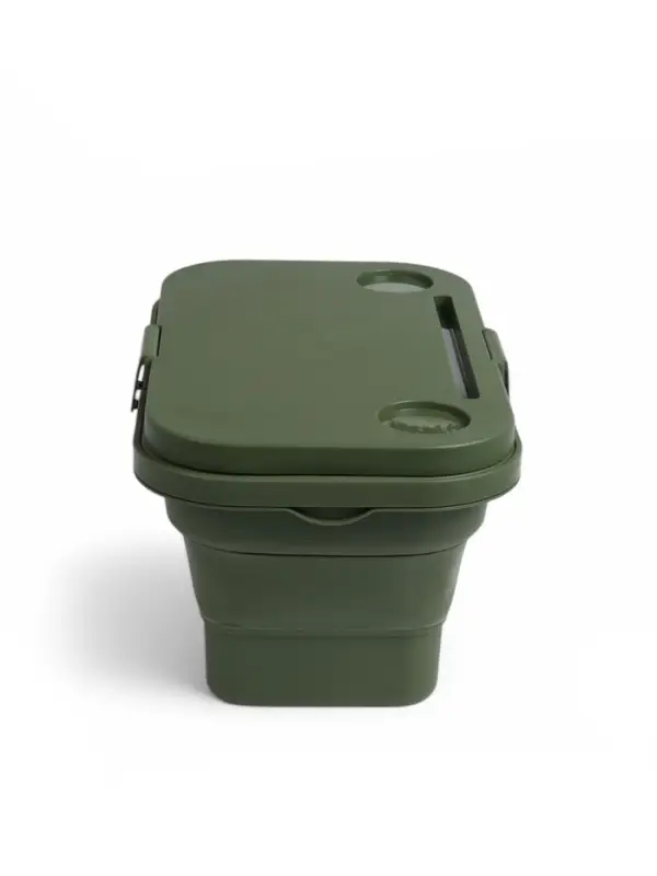 Корзина - столик maclay 2 в 1, складная, 47&times;28.5&times;23.5 см, зелёная