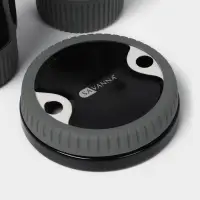 Набор для ванной SAVANNA &laquo;Глянец&raquo;, 3 предмета, дозатор для мыла, стакан, мыльница