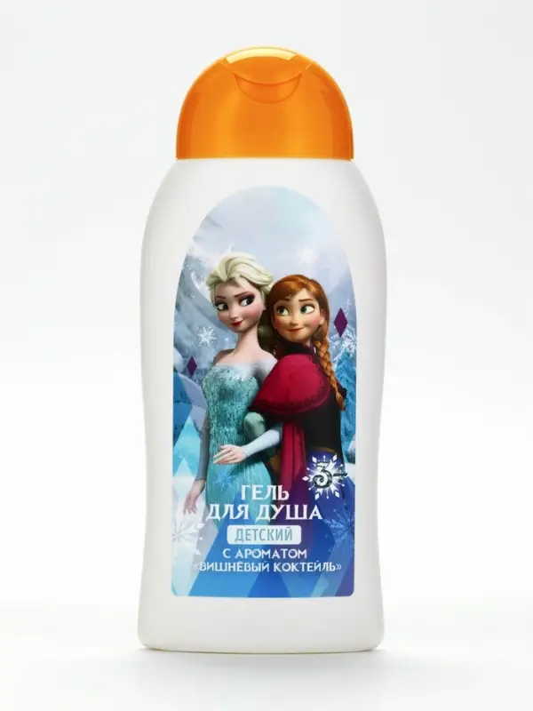 Детский гель для душа, аромат: вишневый коктейль, 300 мл, Снежная принцесса