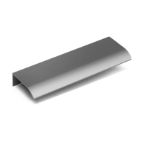 Ручка торцевая CAPPIO RT002, L=120 мм, м/о 96 мм, цвет серый