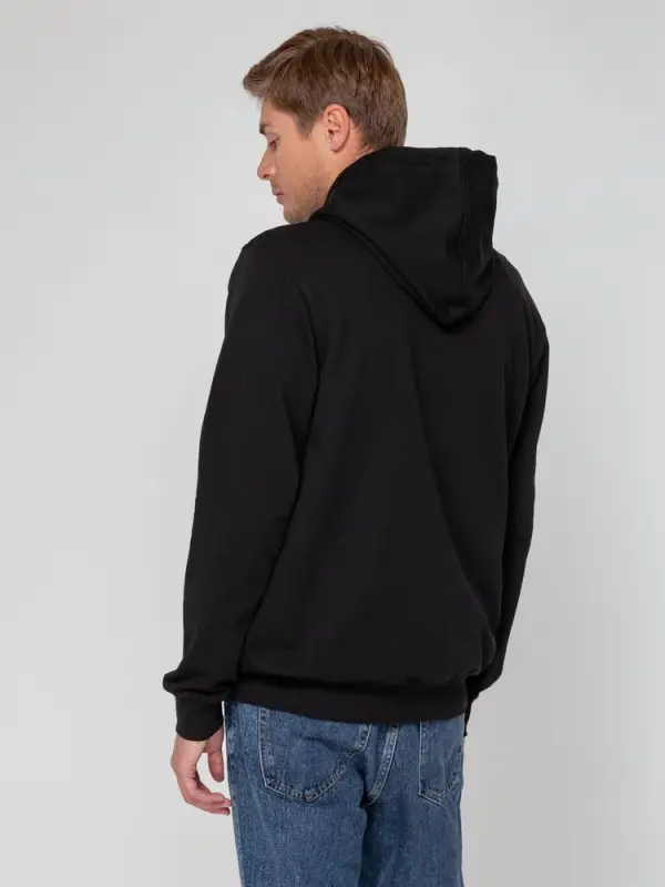 Худи унисекс с карманом на груди Chest Pocket, черное, размер XS/S Худи унисекс с карманом на груди Chest Pocket, черное, размер XS/S