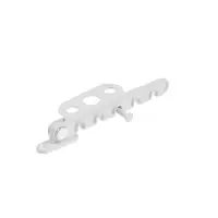 Ограничитель открывания для окна ТУНДРА, металлическая гребенка, 5-ти позиционная, 5 шт