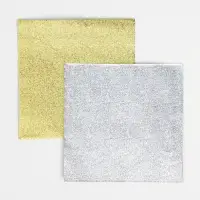 Фольга для конфет 10&times;10 см 100 шт., золотой фактурная