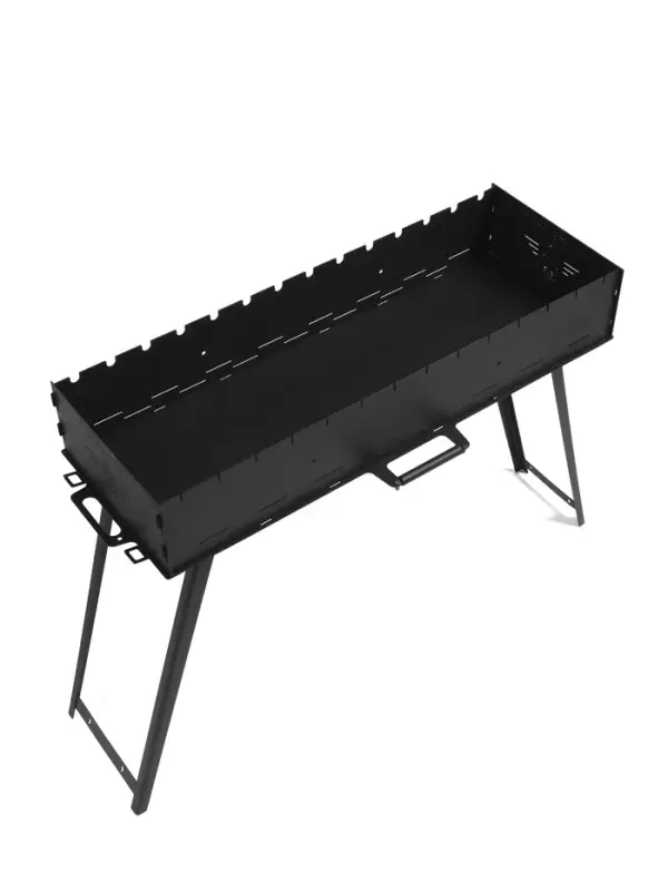 Мангал с ножками FIREGRILL, 94.7&times;37.5&times;72.3 см, 2 мм, длина жаровни 85 см