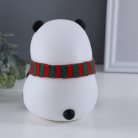 Ночник антистресс "Панда в шарфе" 2Вт LED RGB USB 10,5х10х13,5см