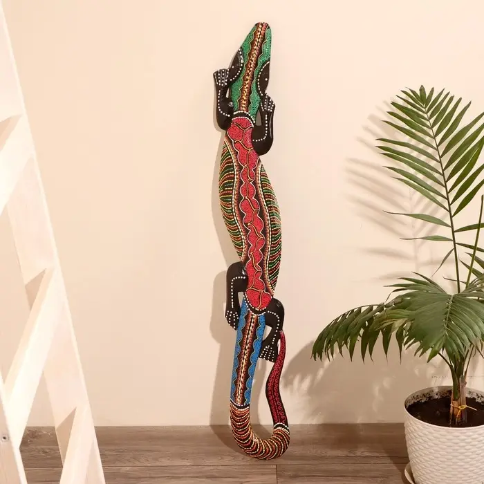 Панно настенное  Панно настенное "Геккон абориген" 14х1х100 см