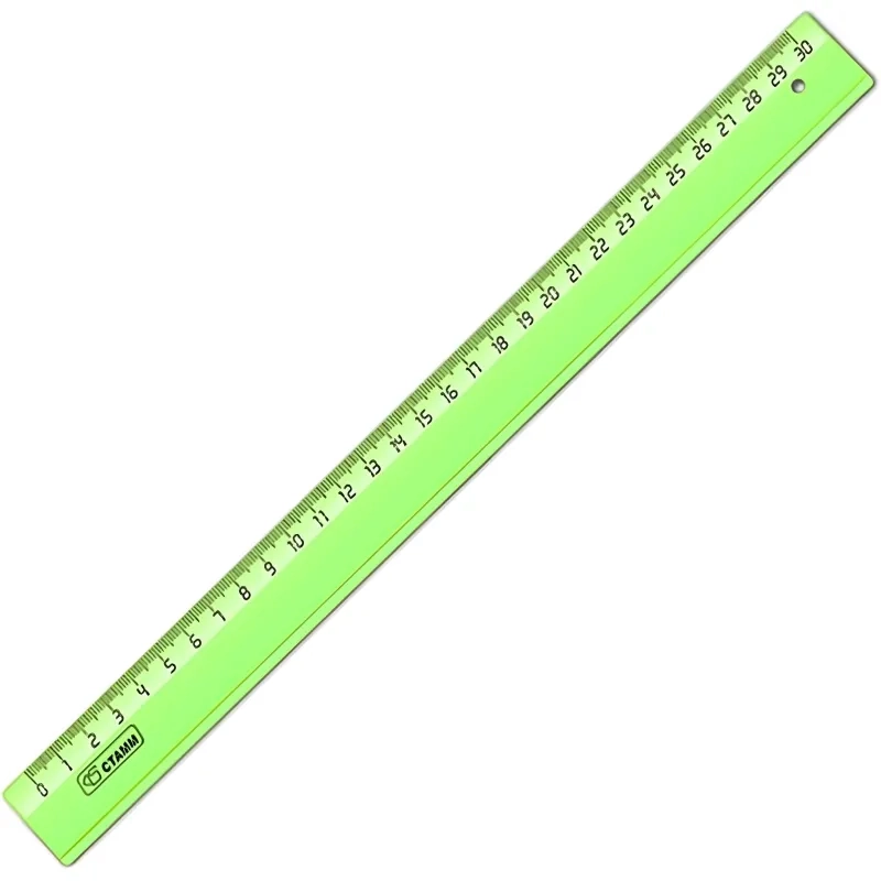 Линейка 30см прозр. &nbsp; NEON Cristal цвет ассорти &nbsp;ЛН-32