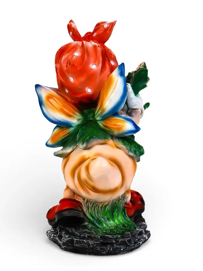 Садовая фигура из полистоуна &laquo;Пчёлка в платке&raquo;, 25&times;26&times;50 см