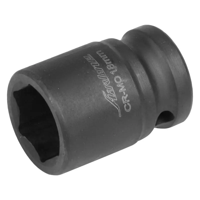 Головка ударная торцевая 1/2"DR шестигранная 18мм, L=38мм