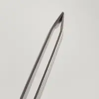 Пинцет &laquo;Premium&raquo; скошенный, узкий, 9 см, серебристый