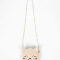 Сумка детская мягкая &laquo;Котёнок&raquo;, 15&times;13 см, бежевый цвет