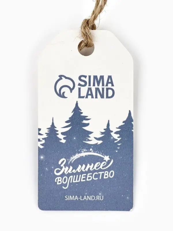 Ёлочная игрушка новогодняя &laquo;Носочек&raquo;, дерево, 9&times;10 см