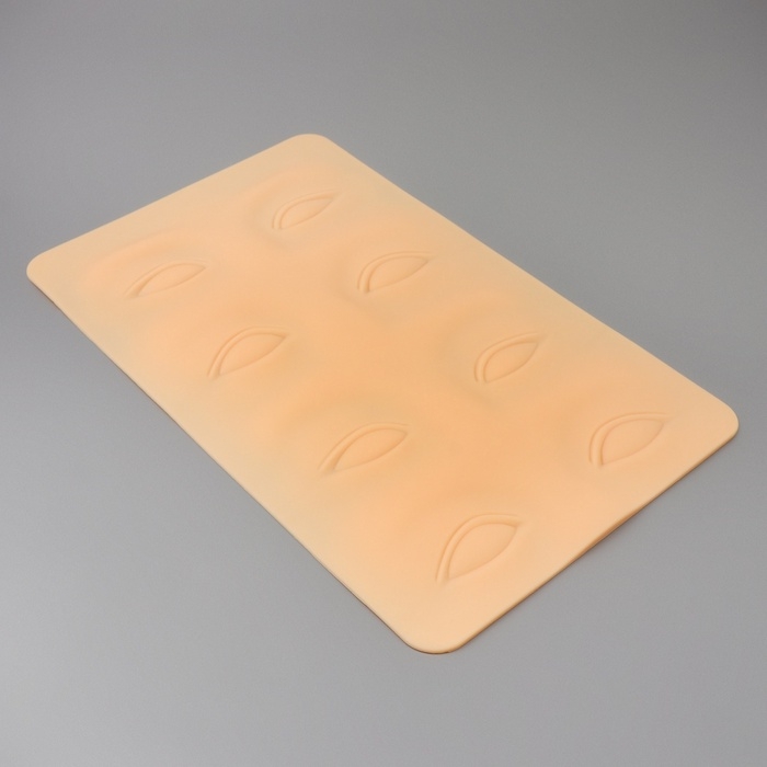 Искусственная кожа для тату и татуажа глаз и бровей, 24,5 × 15 см, цвет бежевый Искусственная кожа для тату и татуажа глаз и бровей, 24,5 × 15 см, цвет бежевый