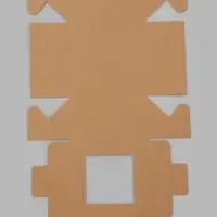 Коробка 10,2 х 10,2 х 5,9 см Бурая (фас 20шт)