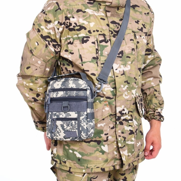 Сумка наплечная Сумка наплечная "Аdventure", серая