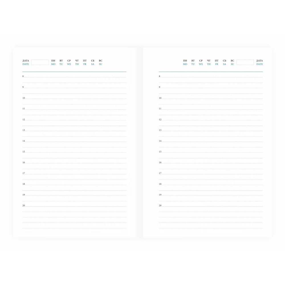 Ежедневник недатированный черный,А5,148х218мм,176л,ATTACHE ВИВА