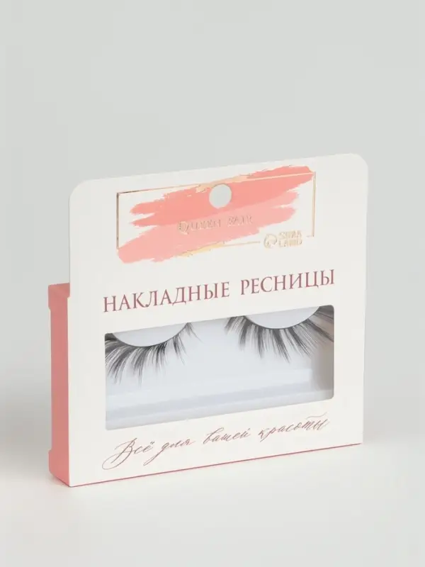 Ресницы накладные &laquo;Стрелка&raquo;, 13-18 мм, без клея, чёрные