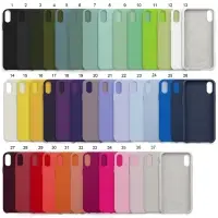 Чехол iPh XR Silicon case APL WS (с лого)
