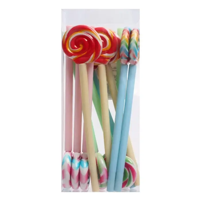 Ручка - прикол гелевая Calligrata «Леденец», неавтоматическая, чёрные чернила, 0.38 мм, подарочная, МИКС Ручка - прикол гелевая Calligrata «Леденец», неавтоматическая, чёрные чернила, 0.38 мм, подарочная, МИКС