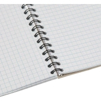 Тетрадь общая Attache,80л,клет,А5,спир,обл.мел.карт