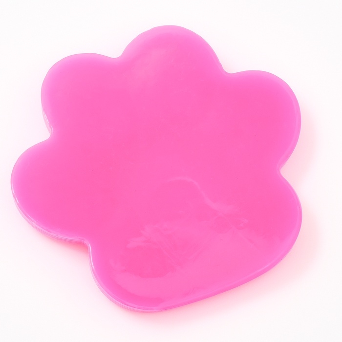 Сквиш антистресс - игрушка «Кошачья лапка», с блёстками, МИКС