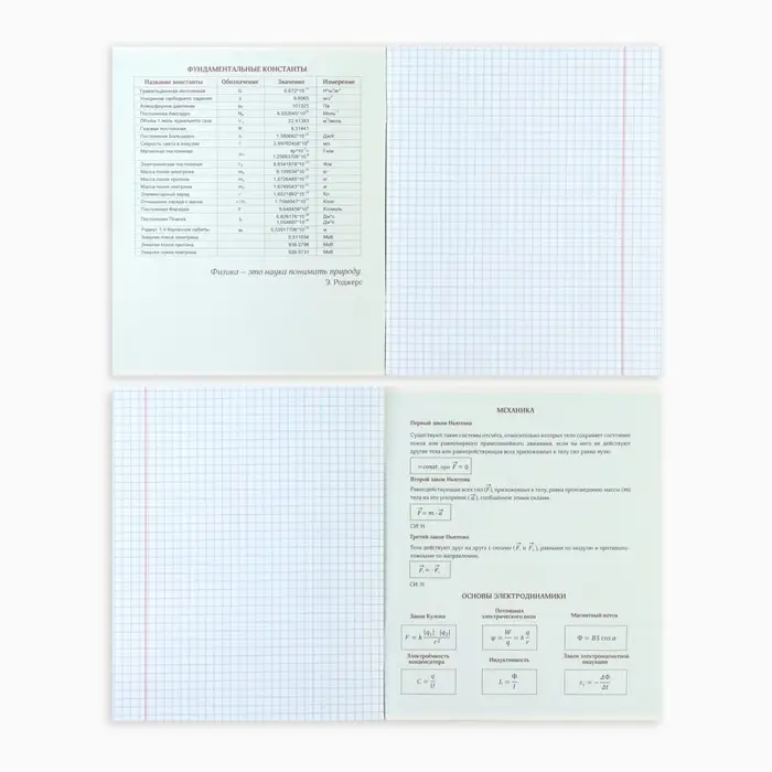 Тетрадь в клетку, предметная, 36 л.,на скрепке, блок №1 &laquo;Исторические личности. Физика&raquo;