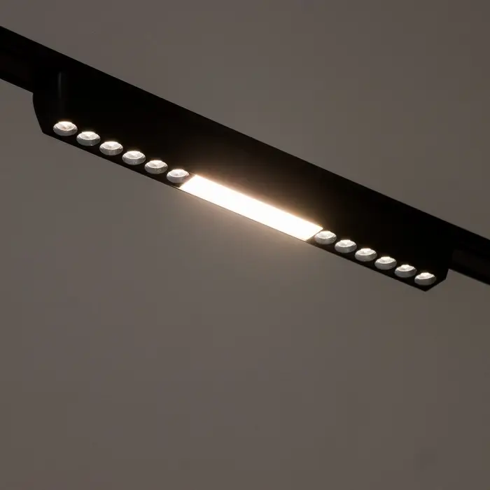 Светильник трековый BayerLux SLIM &laquo;Линия трек33&raquo;, LED, 18 Вт, 3000-6000К 48 В, CRI90, 3.2&times;3.8&times;33.8 см, чёрный