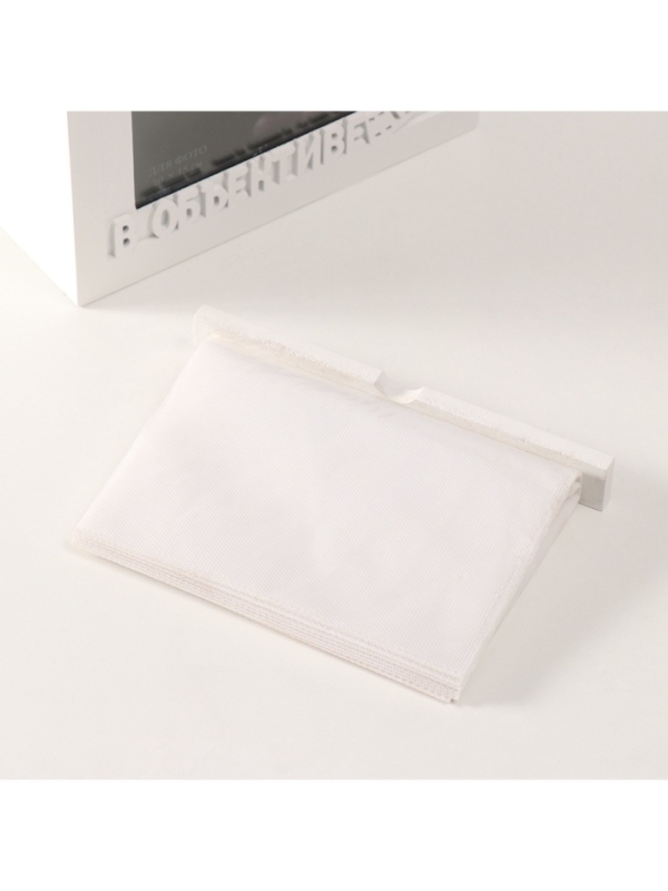 Фотоархив на 96 фото 10х15 см + рамка 10х15 см "В объективе" белый 20х15х12 см