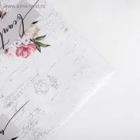 Бумага упаковочная крафтовая &laquo;Нежность&raquo;, 50 х 70 см